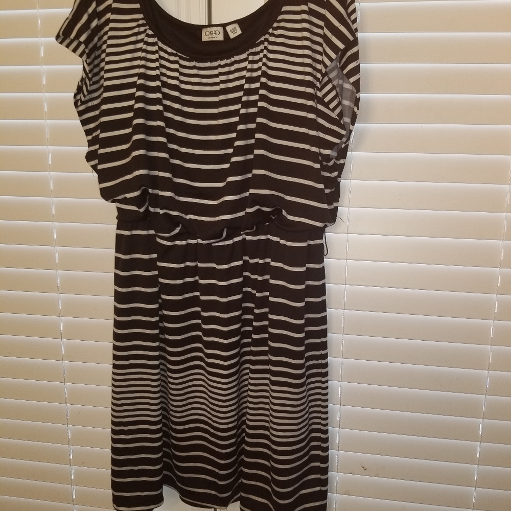 Striped dress Size 22/24 Cato